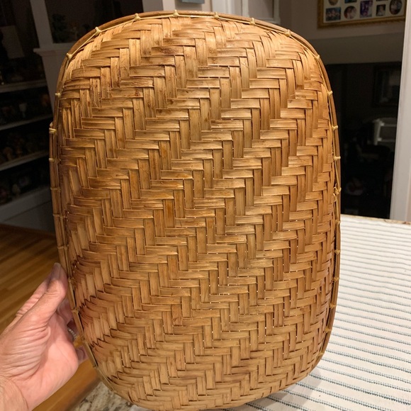 Woven Rectangular Basket - Picture 3 of 5